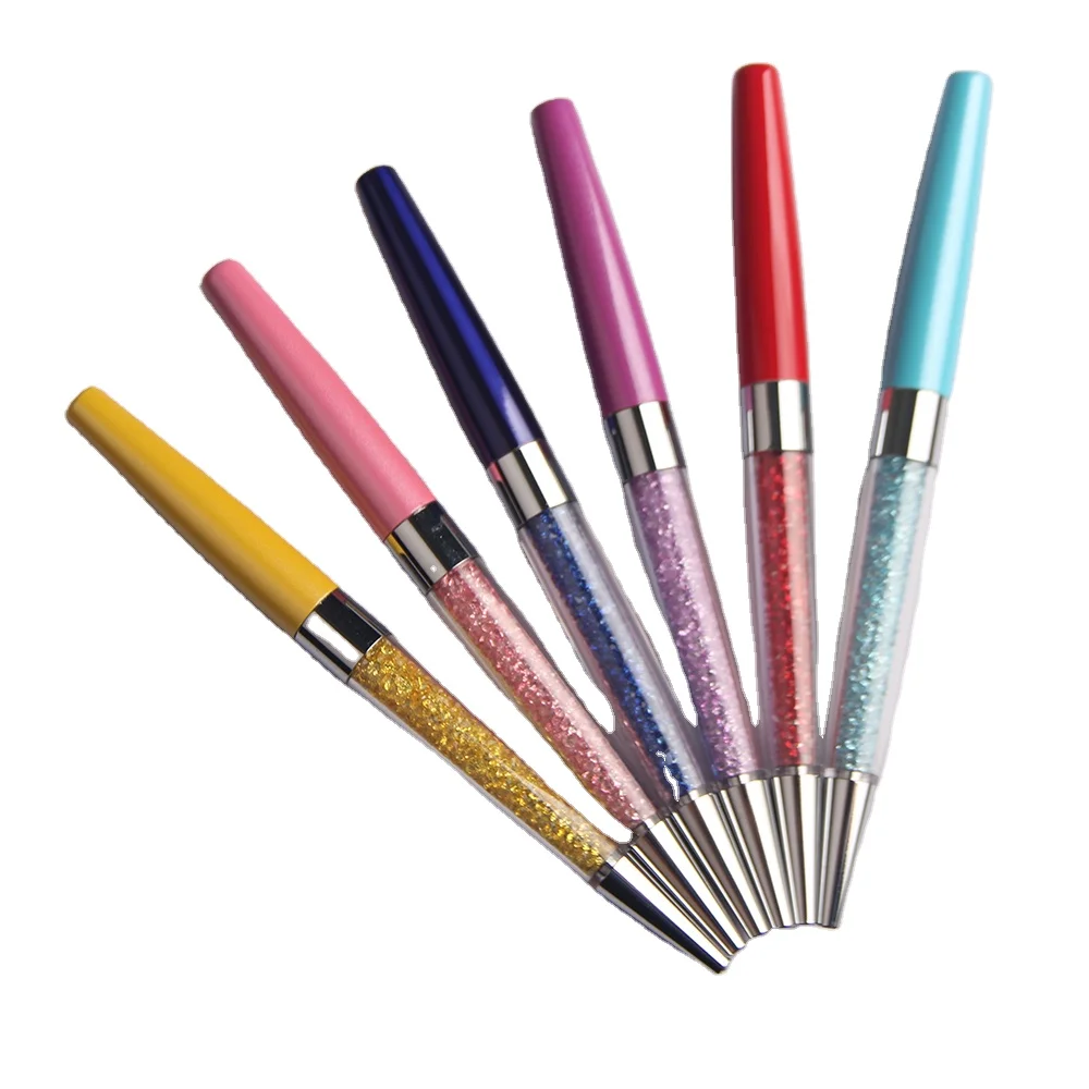 Hot Sale Custom cheap metal crystal ball pen Logo Business Gift Pen logo ballpoint pen for promotional gifts