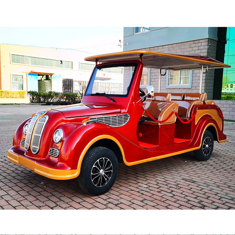 8 Seat Electric Antique Tourist Sightseeing Vehicle Vintage Classic Car (1600271715548)
