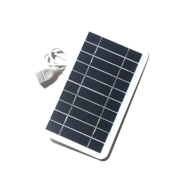 2W 5V 5W 15W solar charging panel Solar outdoor mobile phone charger
