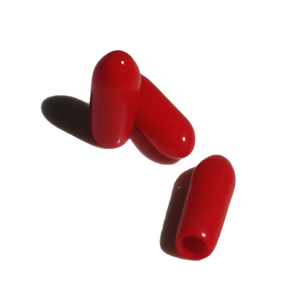Wholesale red 2.3*9  mm PVC cap Protection screw end cap