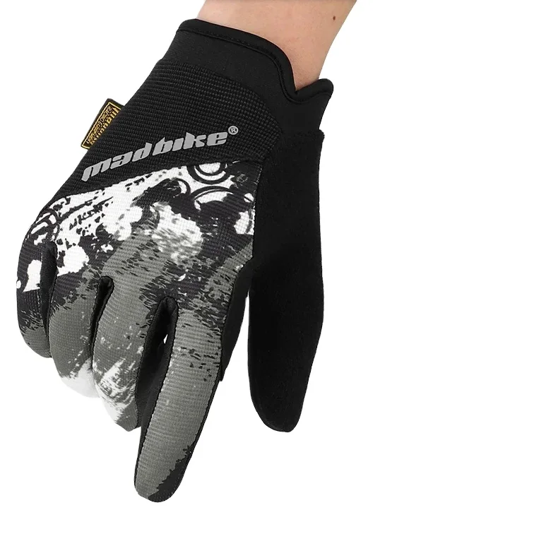 Custom Summer Motorbike Cycling Gloves Motocross Dirt Bike Racing Hand Gloves  Motorcycle Riding Full Finger BMX MTB Gloves
