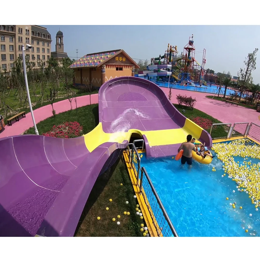 Водная горка WM Aqua Park для семейного использования из стекловолокна