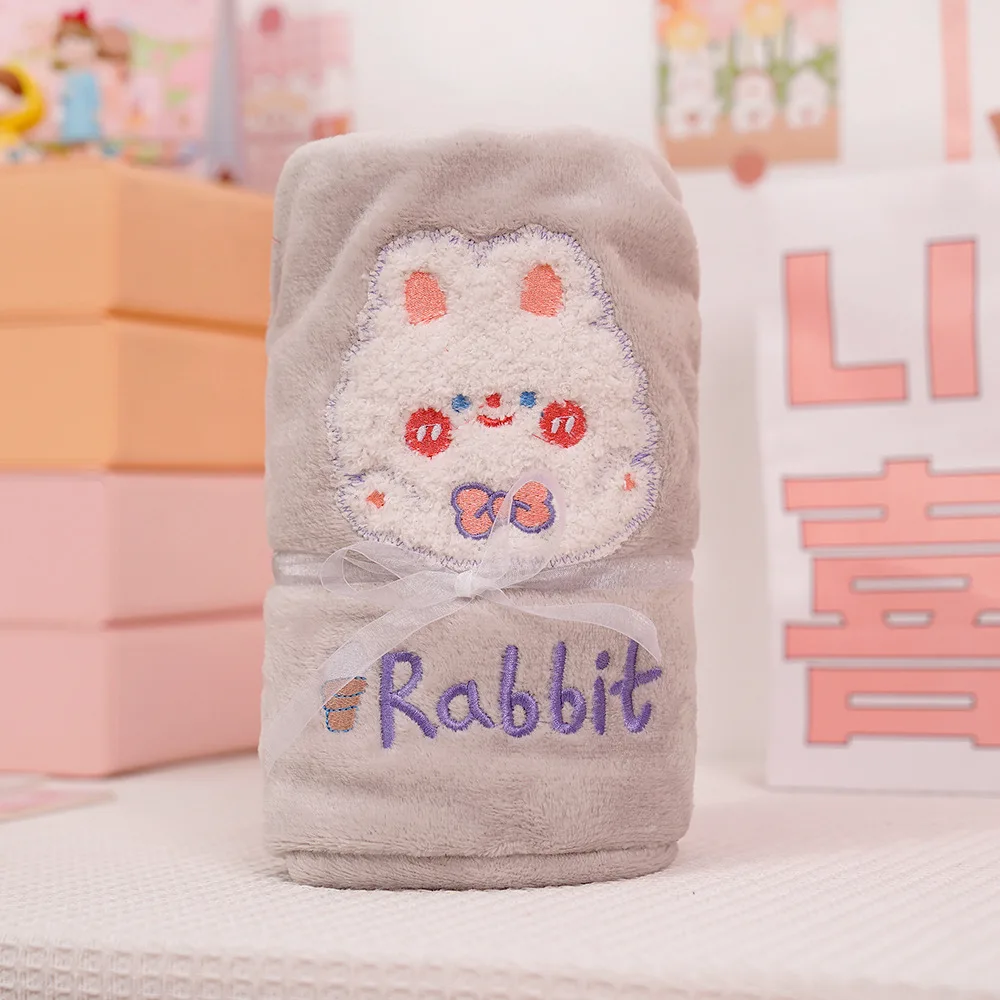 New Arrival Kawaii soft plush blanket Anime Fleece Blanket Baby Sleep Blanket Organic