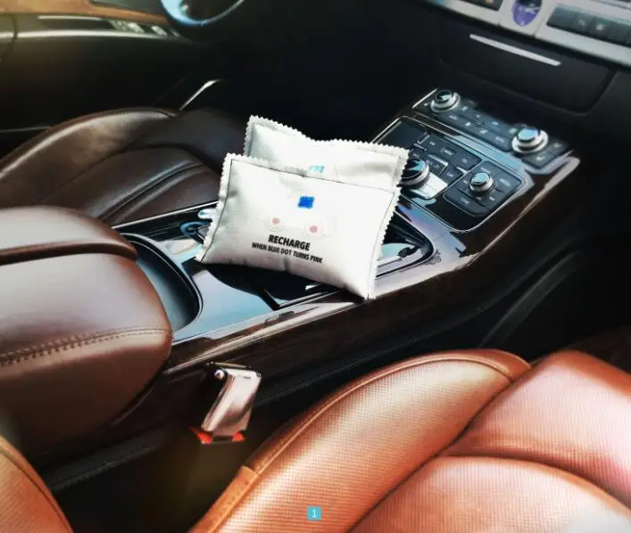 Custom Private Label Reusable Silica Gel Dehumidifier Bag 100G 235G 350G 1000G High Quality Moisture Absorber Bags For Car