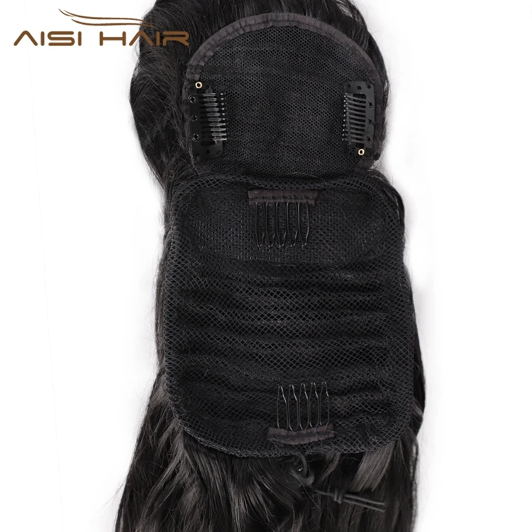  Aisi Hair длинный большой завиток конский хвост с челкой на зажиме синтетические удлинители волос для конского хвоста накладные