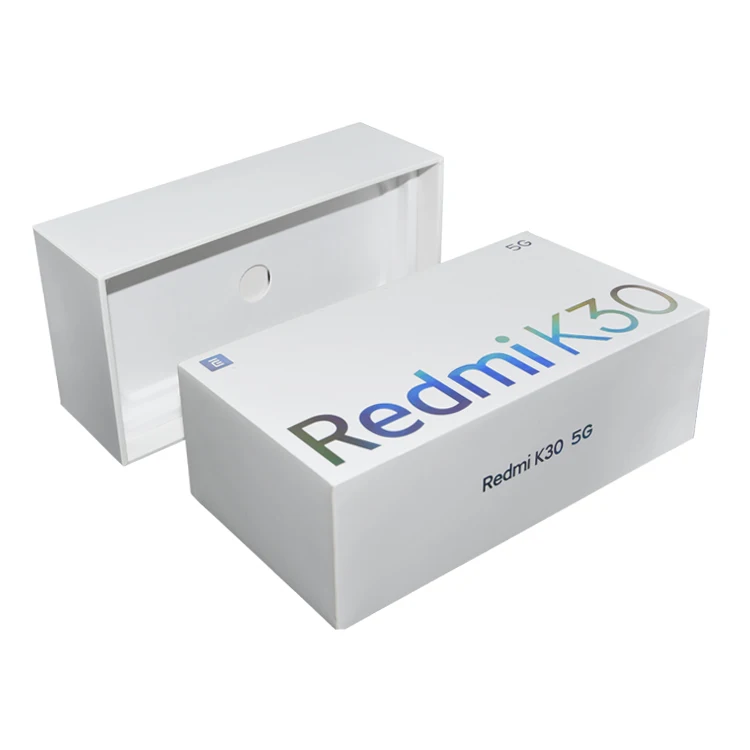 simple design luxury white color empty generic paper phone packing box hard cardboard packing box for cell phone gift box