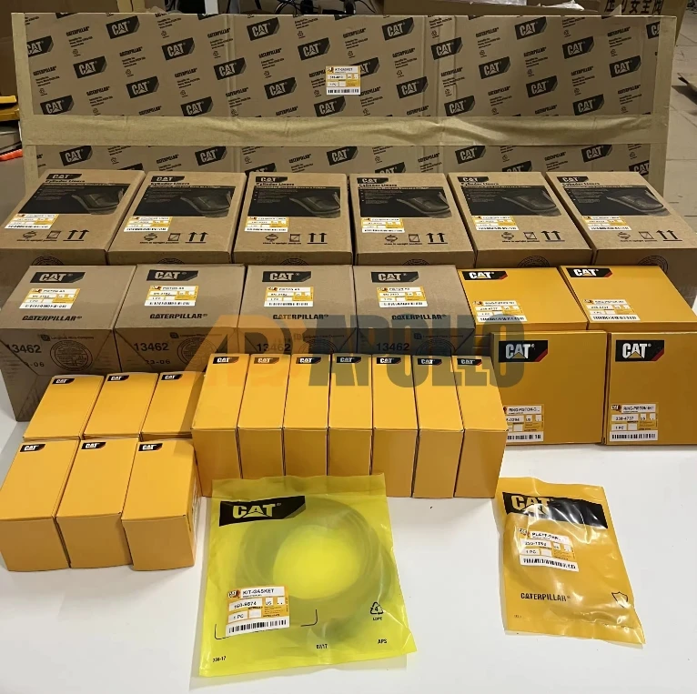 Оригинальные запасные части для экскаватора CAT 3306 3304 3406 C4.4 C6.6 C9.3 C13 C11 C15 комплект капитального ремонта
