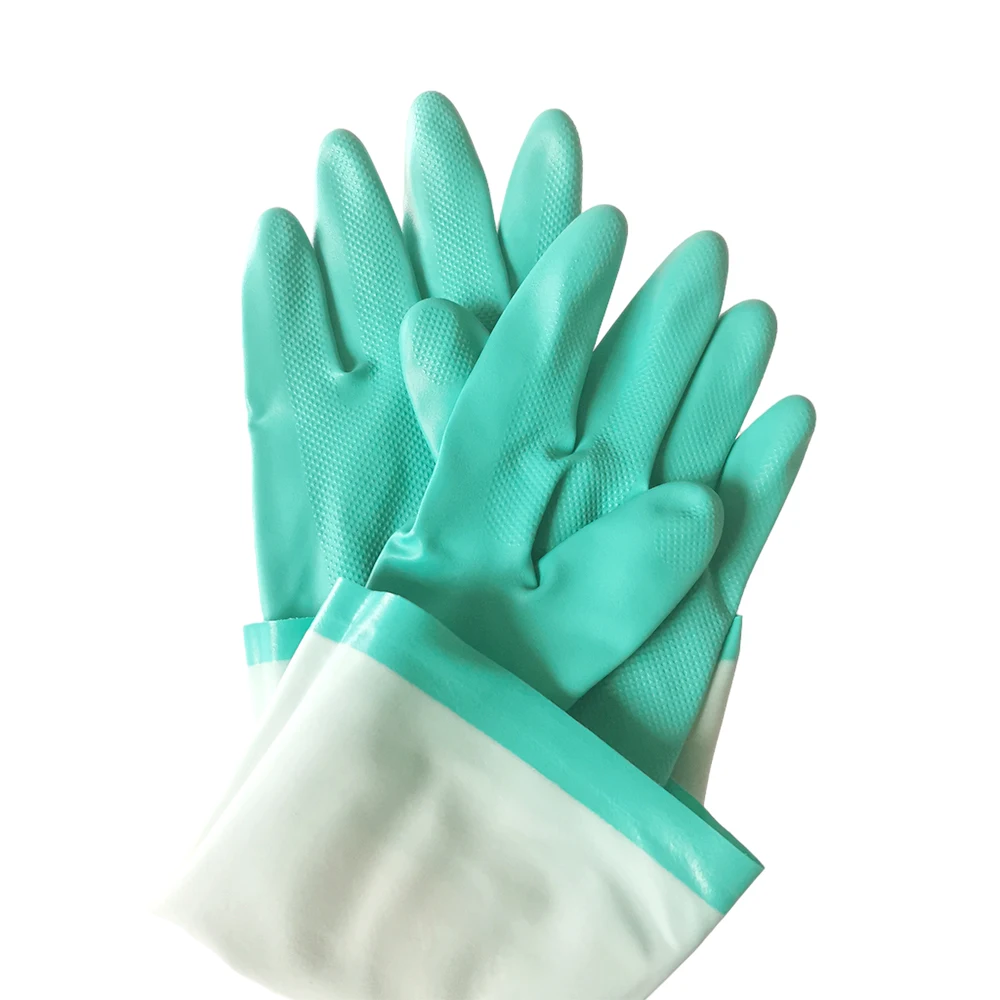 
85g Chemical Resistant Safety Factory Work Nitrile Gloves HUIAN 