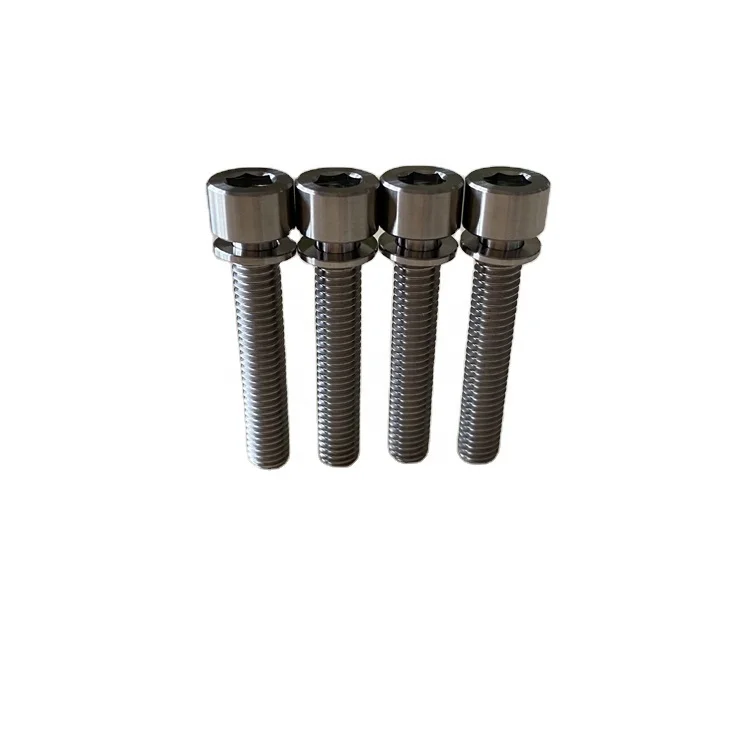 Baoji best price DN912 Titanium bolts screws with captive washer