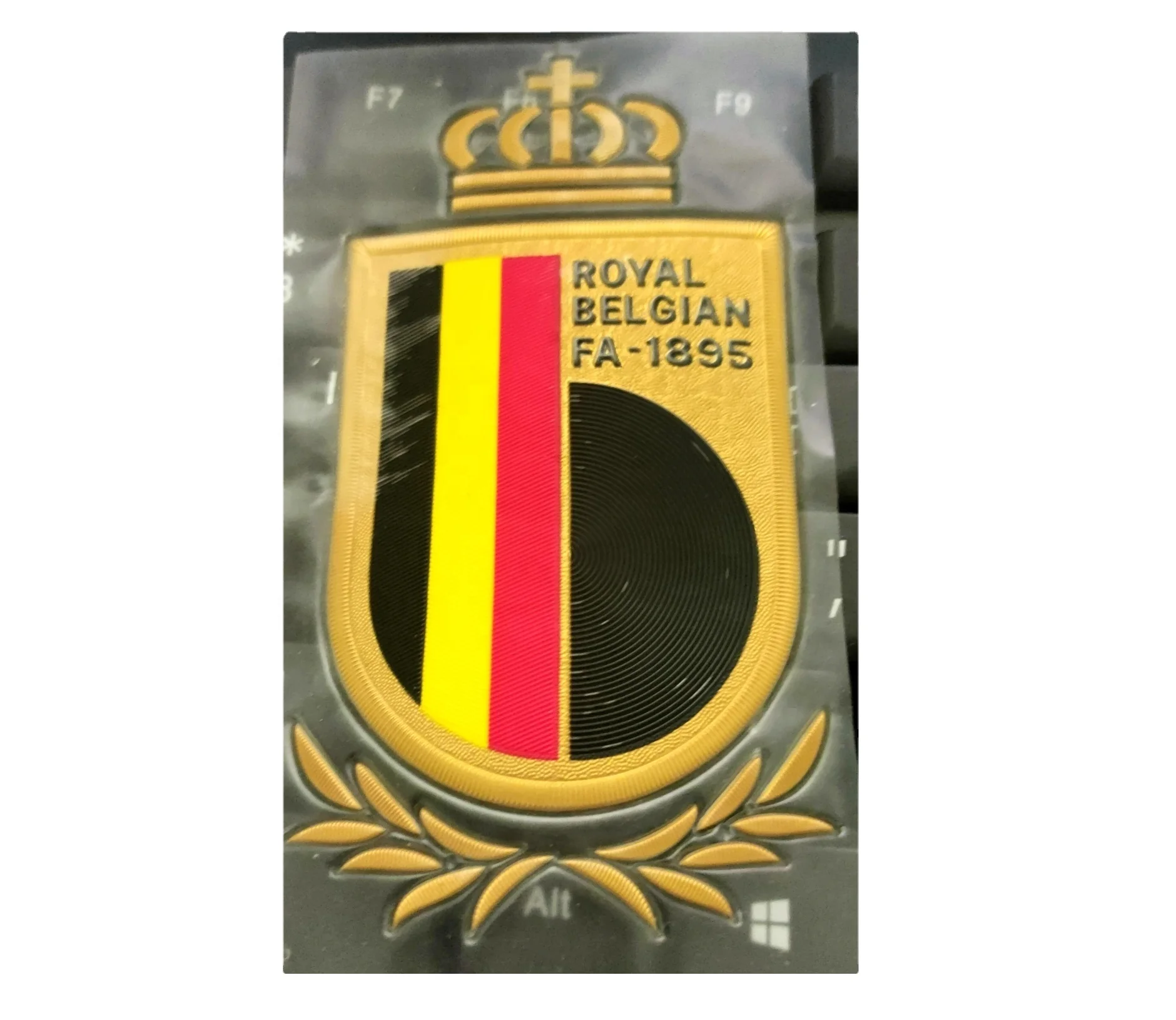 Royal Belgium 3d TPU heat transfer label for clothing t shirt jersey