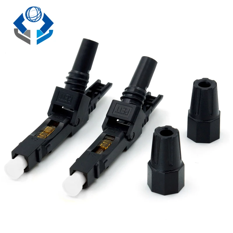 Optical fiber connector SC UPC FTTH embedded leather cable optical fiber quick connector