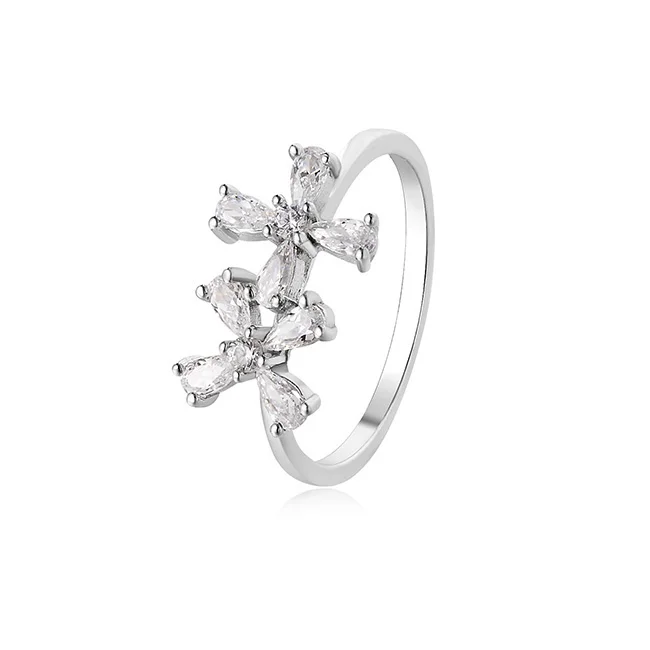 
Jewelry Luxury Wedding 925 Sterling Silver Ring 