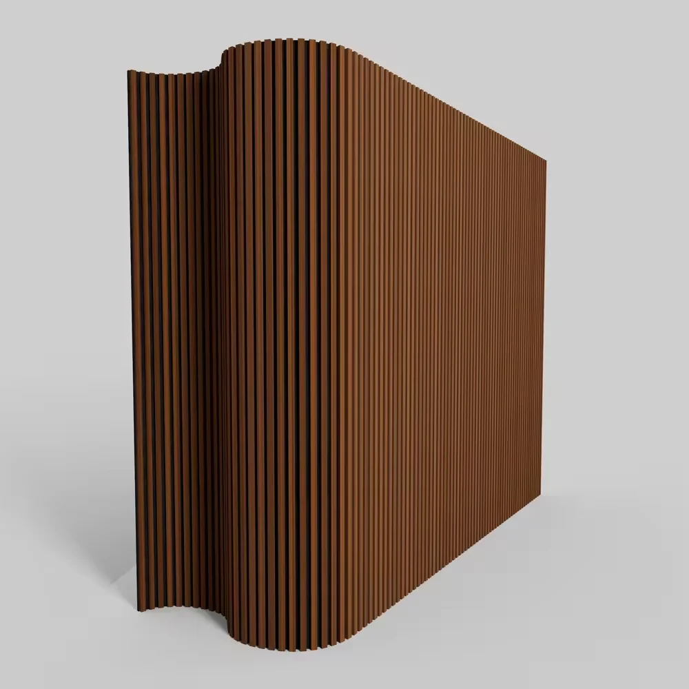KASARO Manufacturer Oak Mdf Flexible Acoustic Ceiling Panels For Bedroom Decor Wall