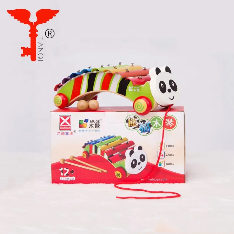 Детский деревянный музыкальный инструмент для детей восьмитоновое пианино обучающая игрушка