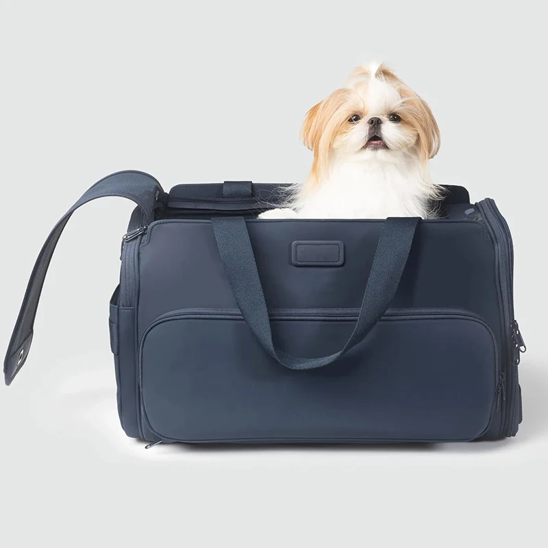 Luxury CPS Certified Pet Carrier Airline Approved Expandable Foldable Comfortable Soft-Sided Dog Carrier Pet Travel Bag