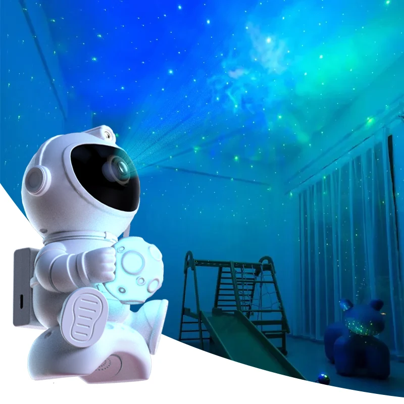 smart home remote control astronaut lampka nocna galaxy projector night light starry sky star nebula projector with speaker