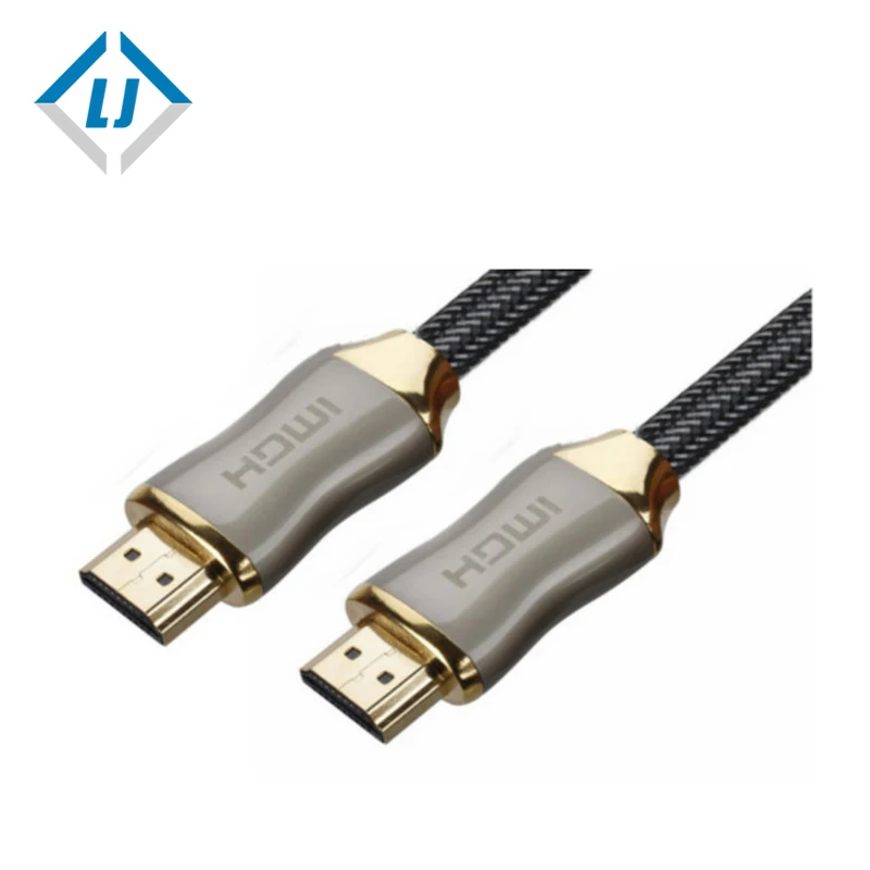 2,1 цинковый сплав между мужчинами hdmi кабель 4k с ethernet