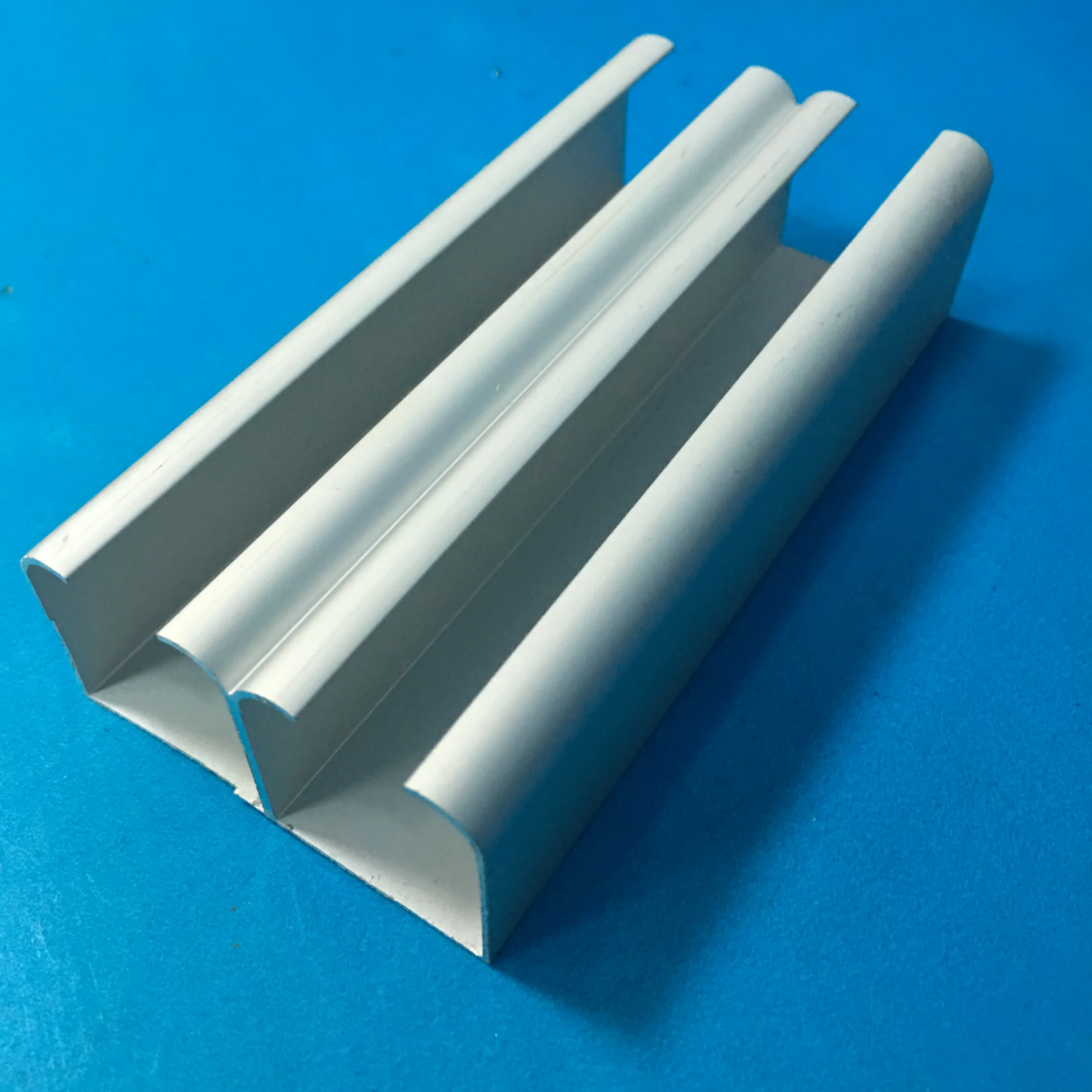 JOB roller guide rails wardrobe sliding door double top rails aluminum profile for sliding door roller