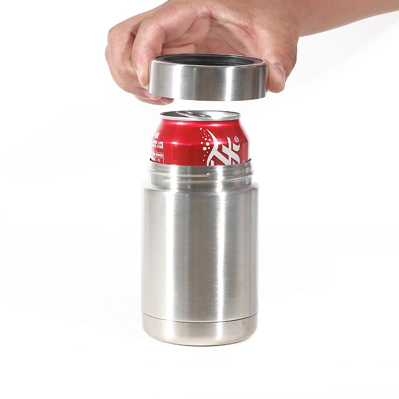 Hotsale Amazon Choice 12oz (330ml) stainless steel insulated beer can cooler holder
