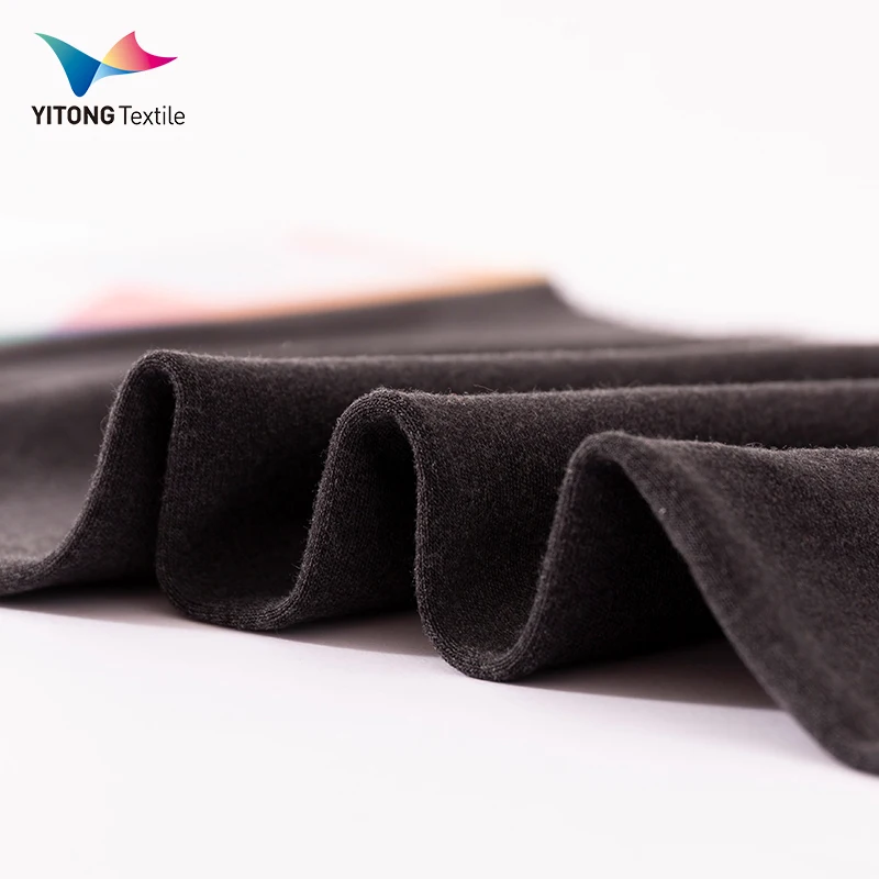 Wholesale Brushed Merino Wool Fabric 67% Acrylic 19% Viscose 10% Wool 4% Spandex Fabrics for Winter Clothing