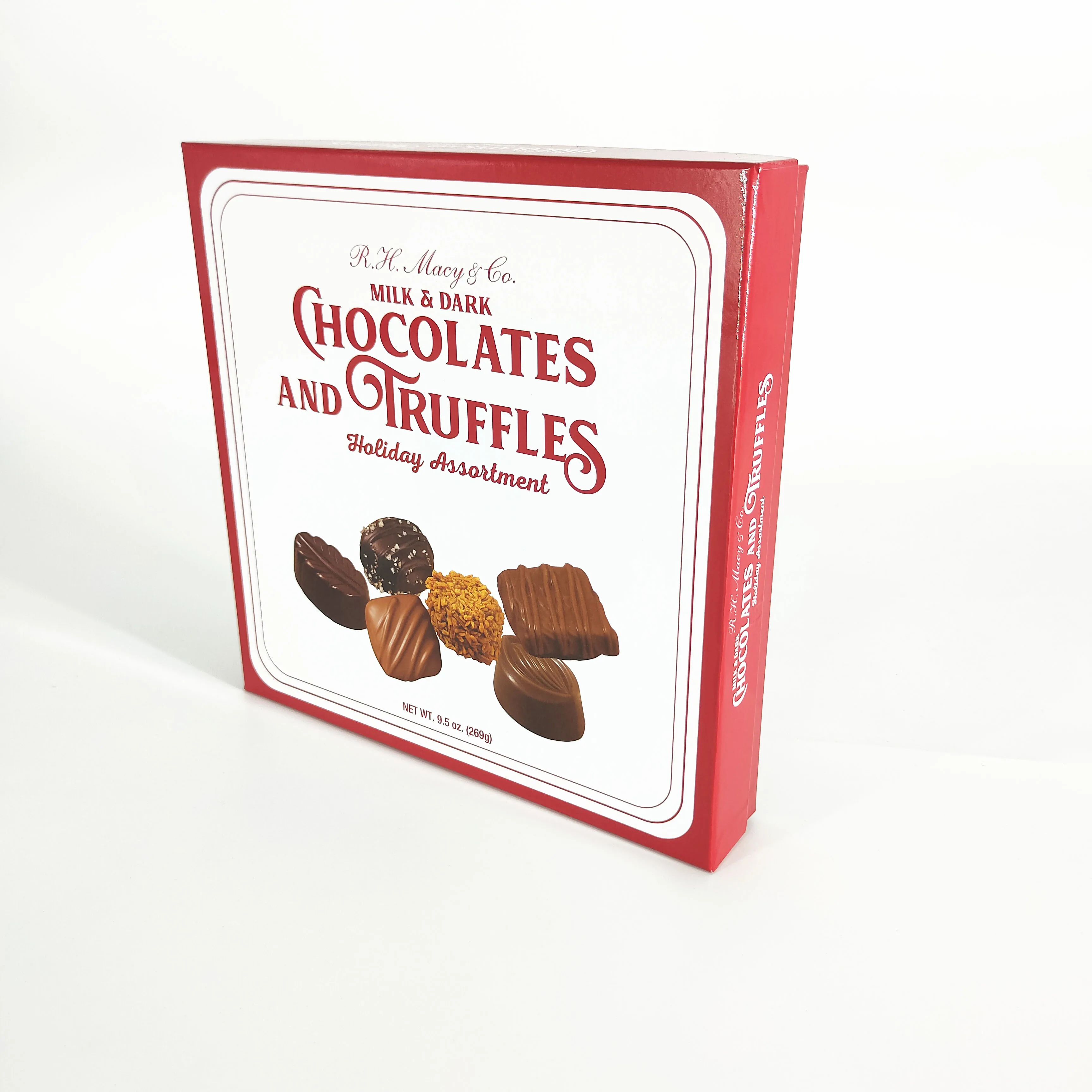 high quality Custom Luxury Praline Almond Chocolate Gift set paper cardboard box Packaging with PET tray