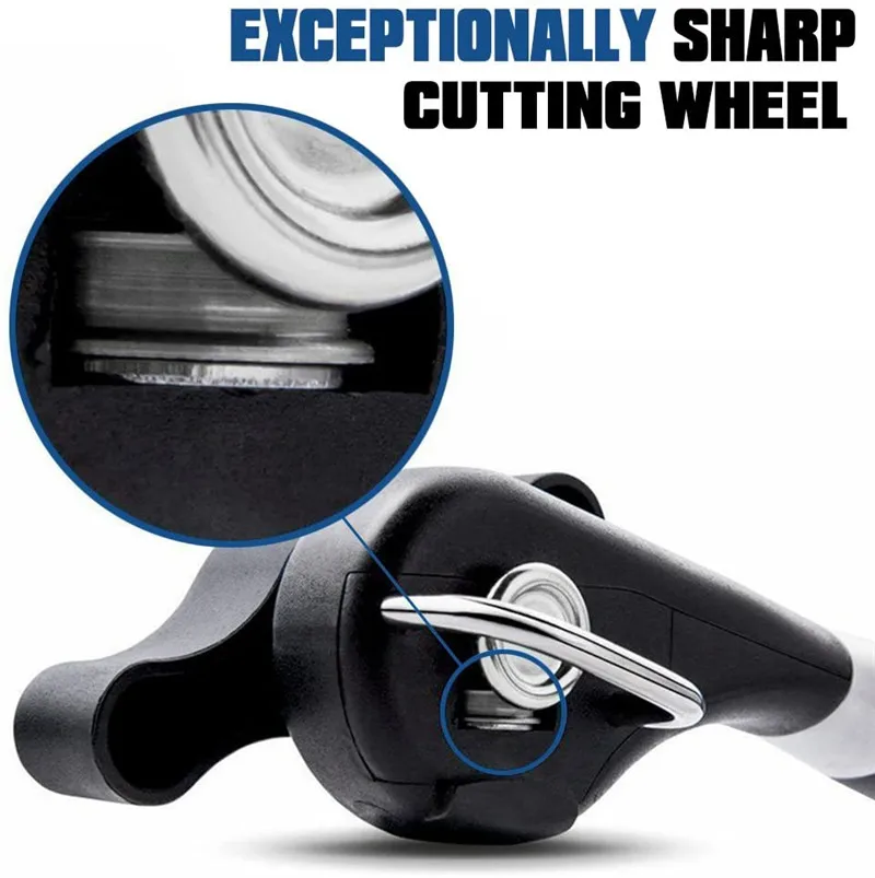 Kitchen Lunch Meat Open Tool Manual Smooth Edge Stainless Steel Can Opener