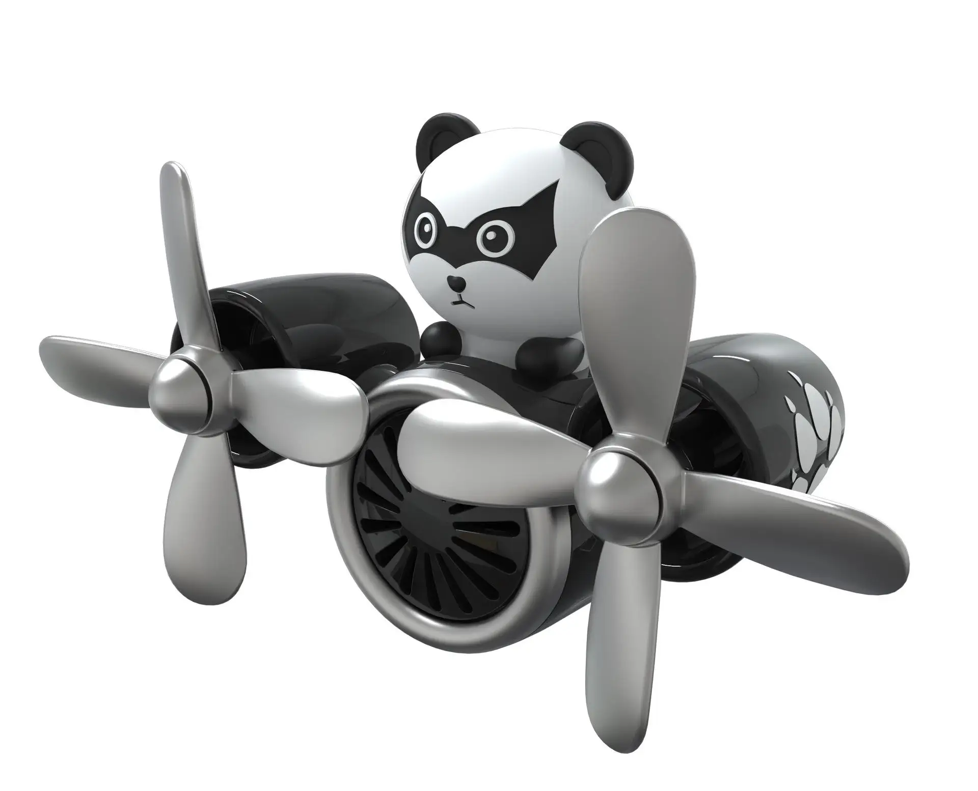 New Arrival Double Rotating Propeller Outlet Aromatherapy pilot Rotating Propel Auto Perfume Vent Clip Car air Freshener