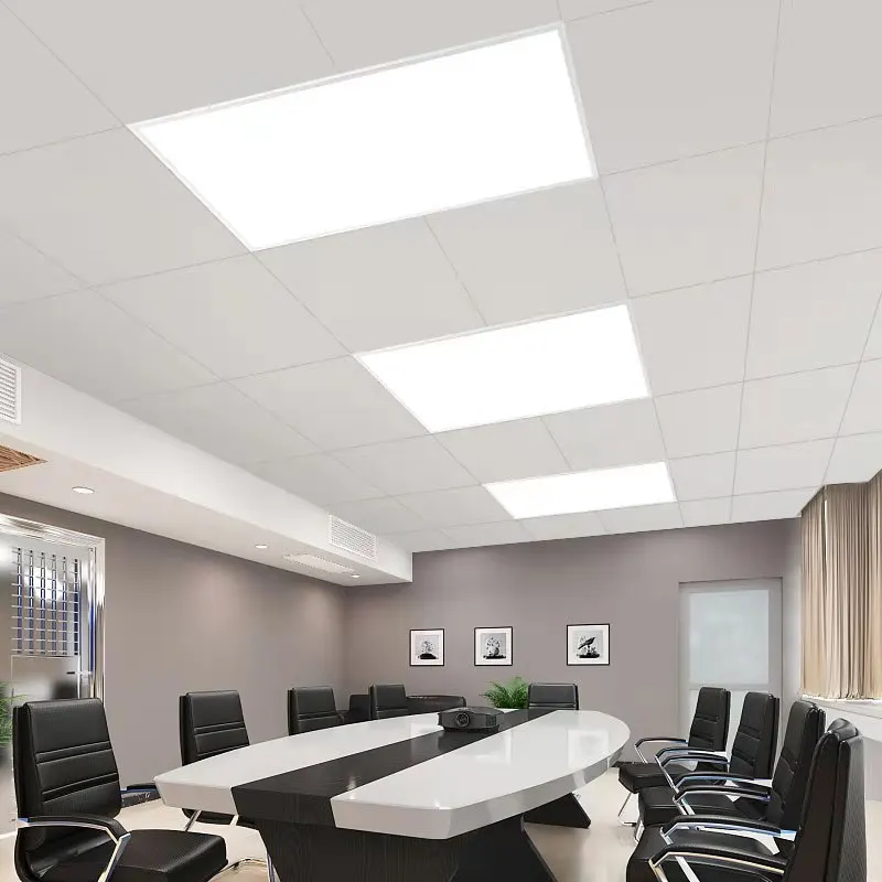 Indoor Office Anti Glare Suspend Recessed Mounted Square 36W Ceiling Led Panel Lamp