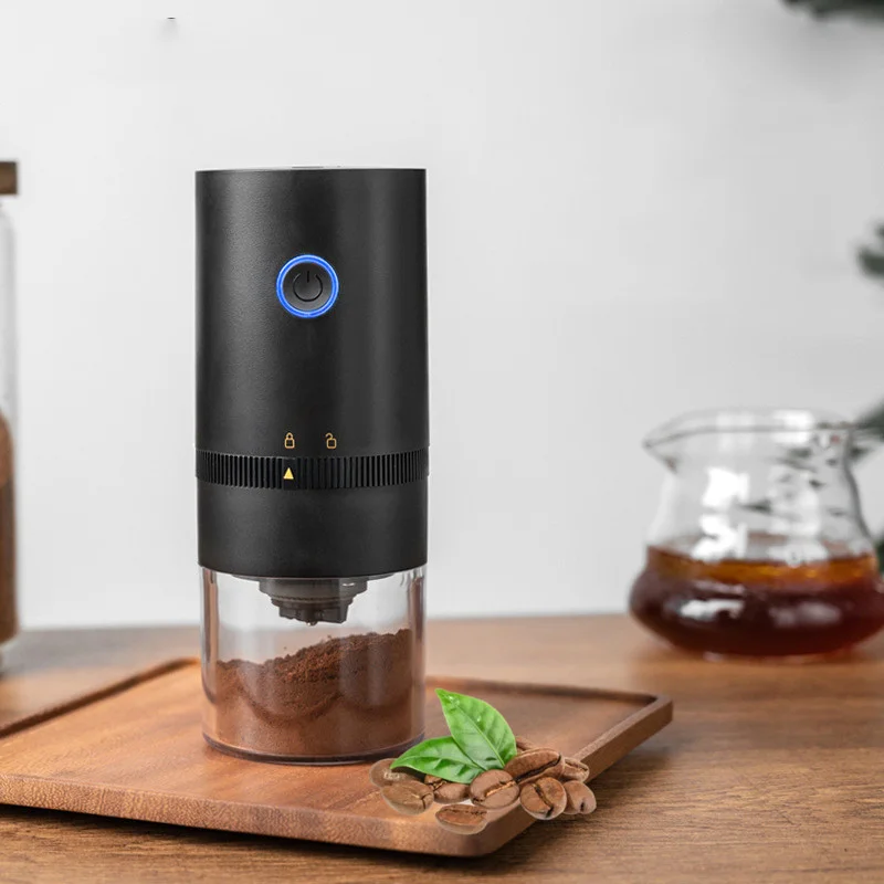 Wholesale Outdoor Travel Mini Single Dose Automatic Adjustable Conical Burr Portable USB Coffee Electric For Sale