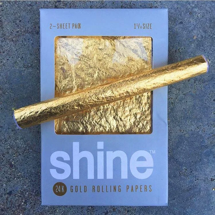 
Shine 24K Gold Rolling Paper 