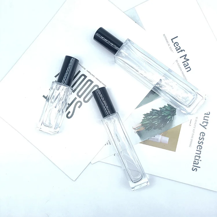 art deco vintage style perfume bottles 30 50 100 ml empty clear glass refillable decorations bottle for perfume