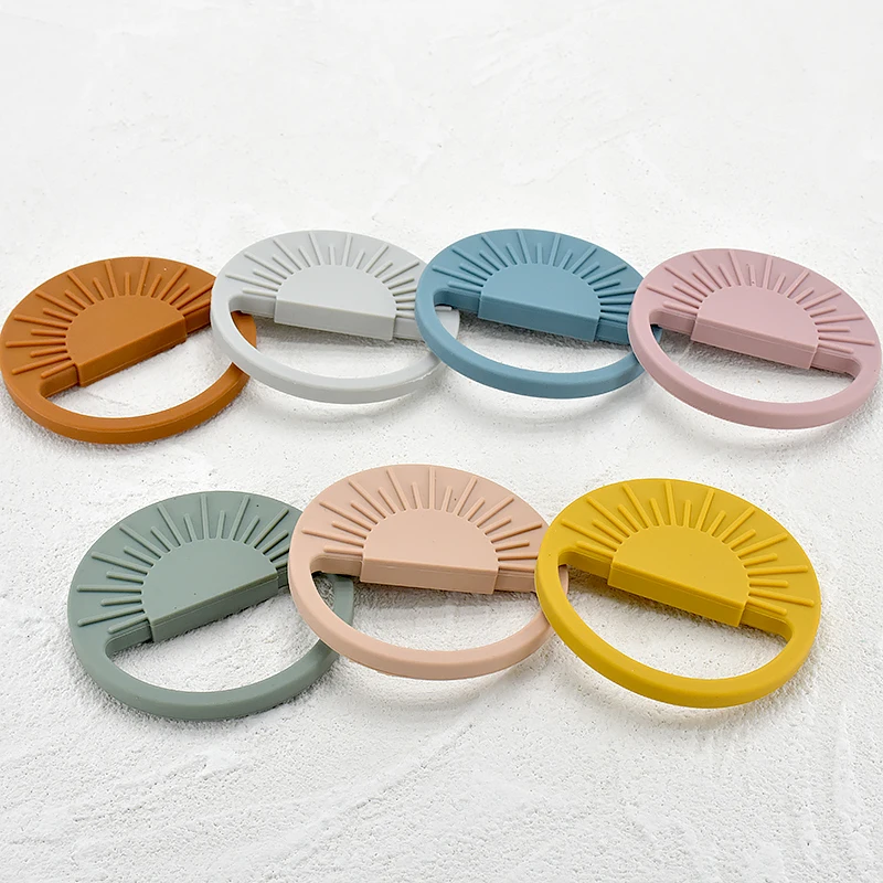 2021 новый дизайн, в форме солнца, не содержит Бисфенол А, силиконовые игрушки для прорезывания зубов, Детские Прорезыватели для зубов, оптовая продажа