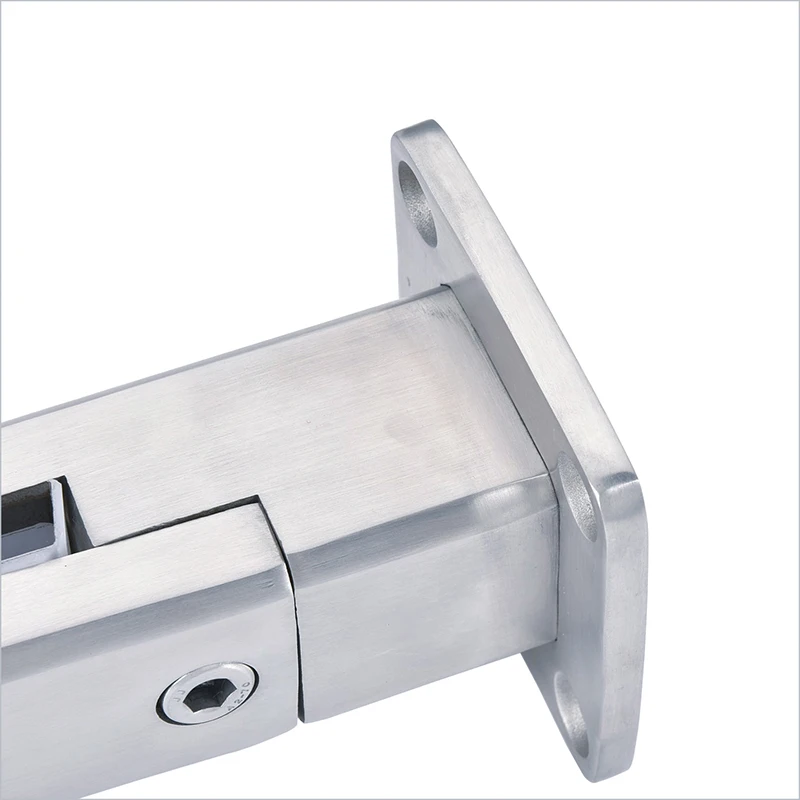 OEM price Stainless Steel 304 Glass Spigot Square Type for Glass Railing Balustrade pool glass spigot