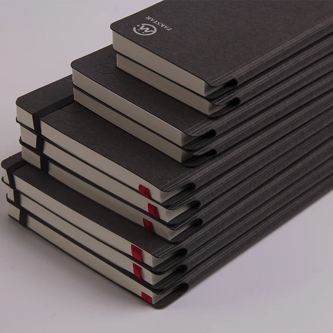 Promotion Printed hot Foil Stamping Hardcover Personalized Cover Notebooks Customizable