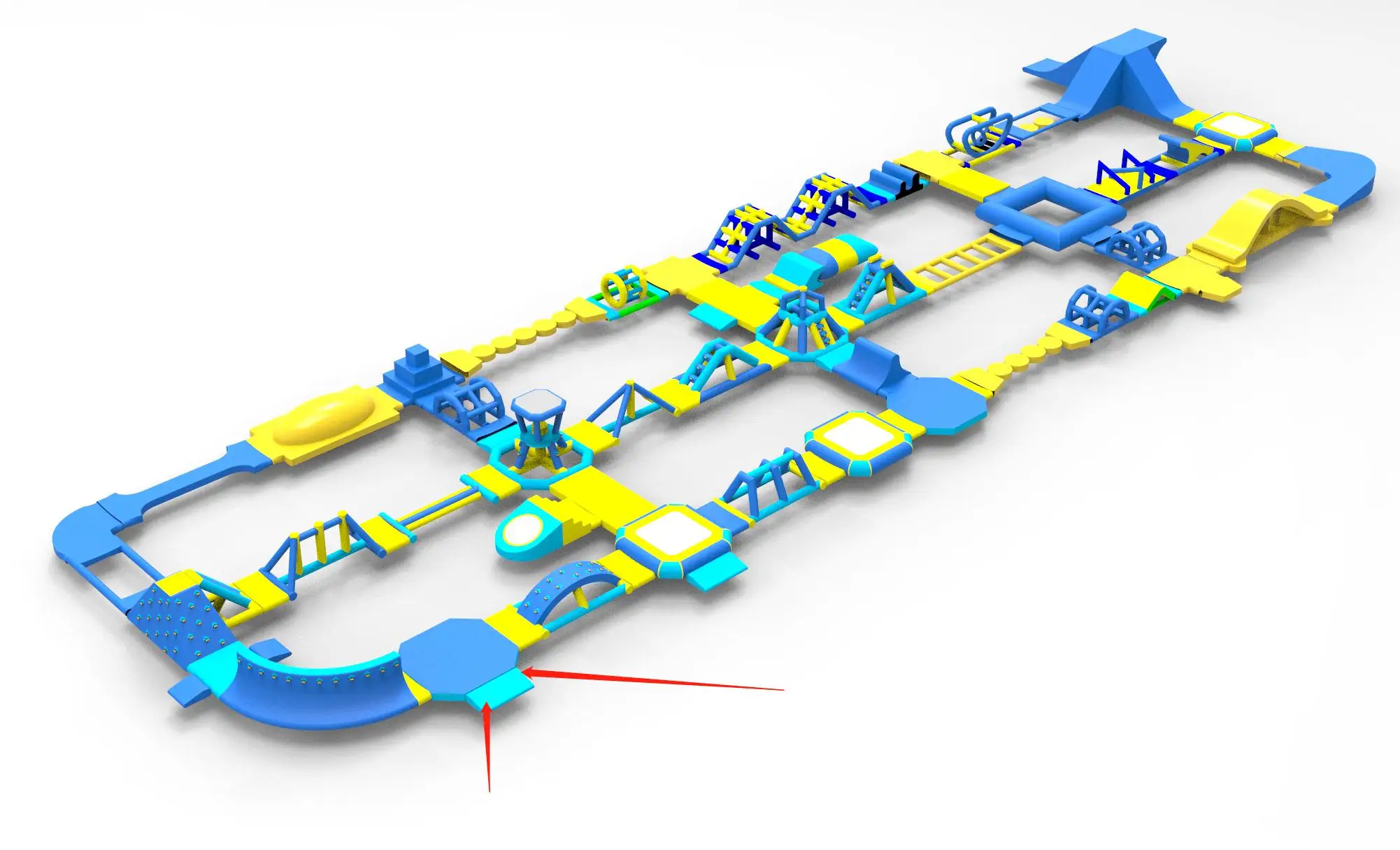 Good price for customized summer floating water park