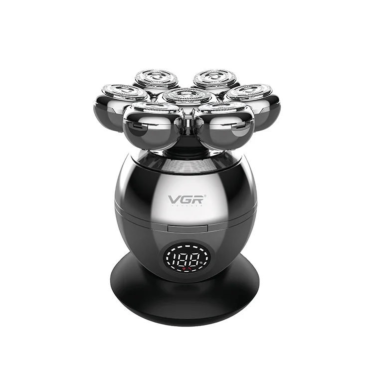 Вгр V-315 7D электробритва перезаряжаемая headshaver водонепроницаемый роторные бритвы Машинка для стрижки бороды и усов; удаления волос в носу мужчин