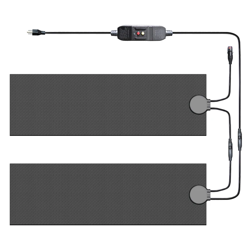 Rubber Heated Walkway mat Electric Snow Melting Mats for Snow Removal Non Slip  Heating Entrance Mats