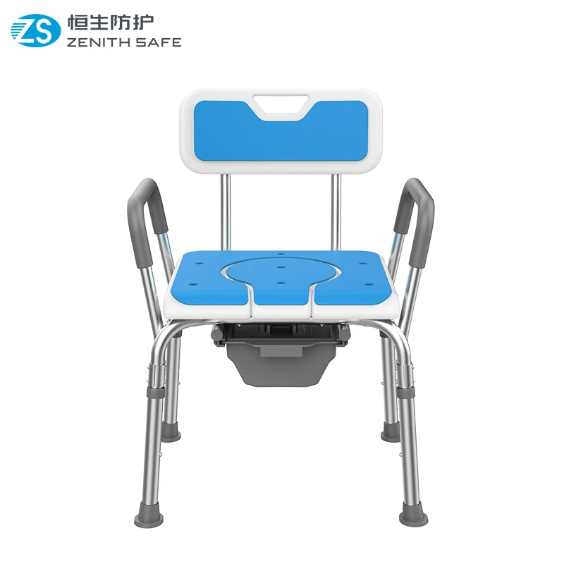 Health care product aluminum alloy nonskip toilet potty chair for elderly/disabled people