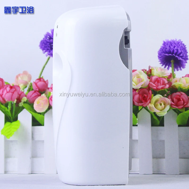 Hotel Wall mounted ABS plastic automatic air freshener dispenser aerosol fragrance dispenser for toilet