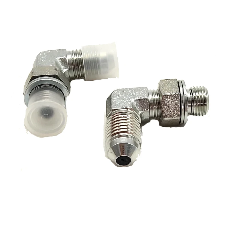 90 Elbow JIC Male 74 Degree Cone /Metric Male Adjustable Stud End L-Series ISO 6149-3 Cone Flared Tube Fitting 1JH9-OG