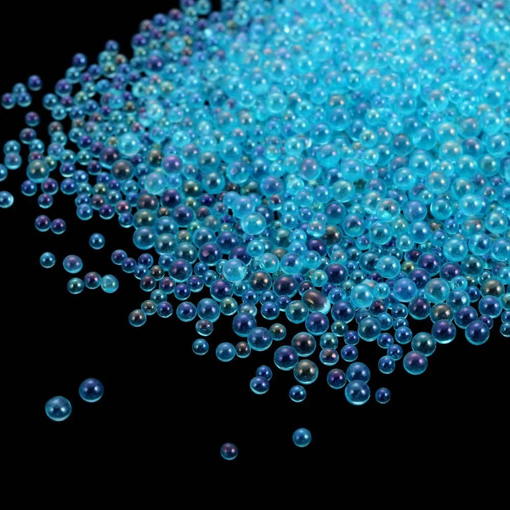 20g UV Resin Bubble Beads Acrylic Charms Sea Summer Slime Beads for DIY Shaker Jewelry Making 3D Nail Art Cake Decoration