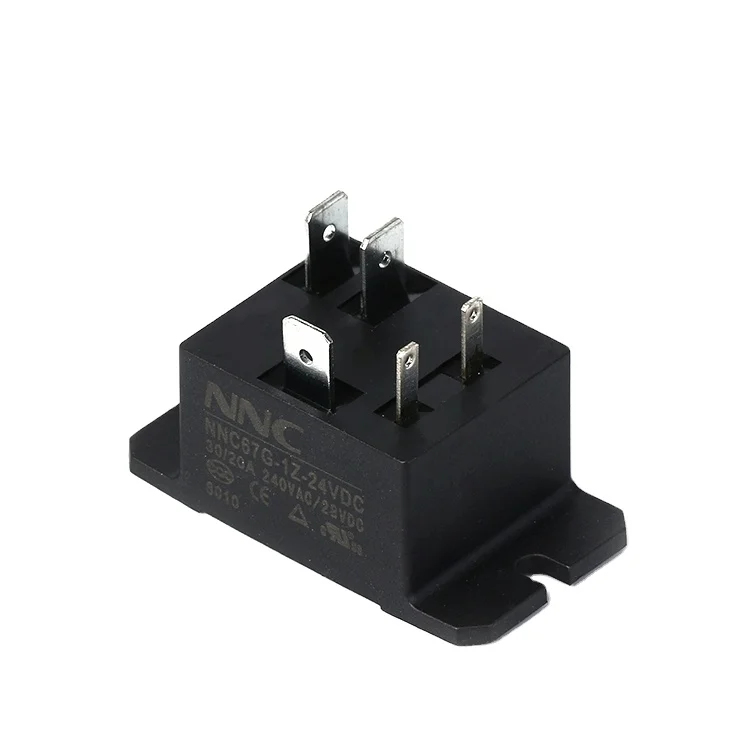 NNC67G(T92)  30A 40A black electromagnetic sealed pcb relay