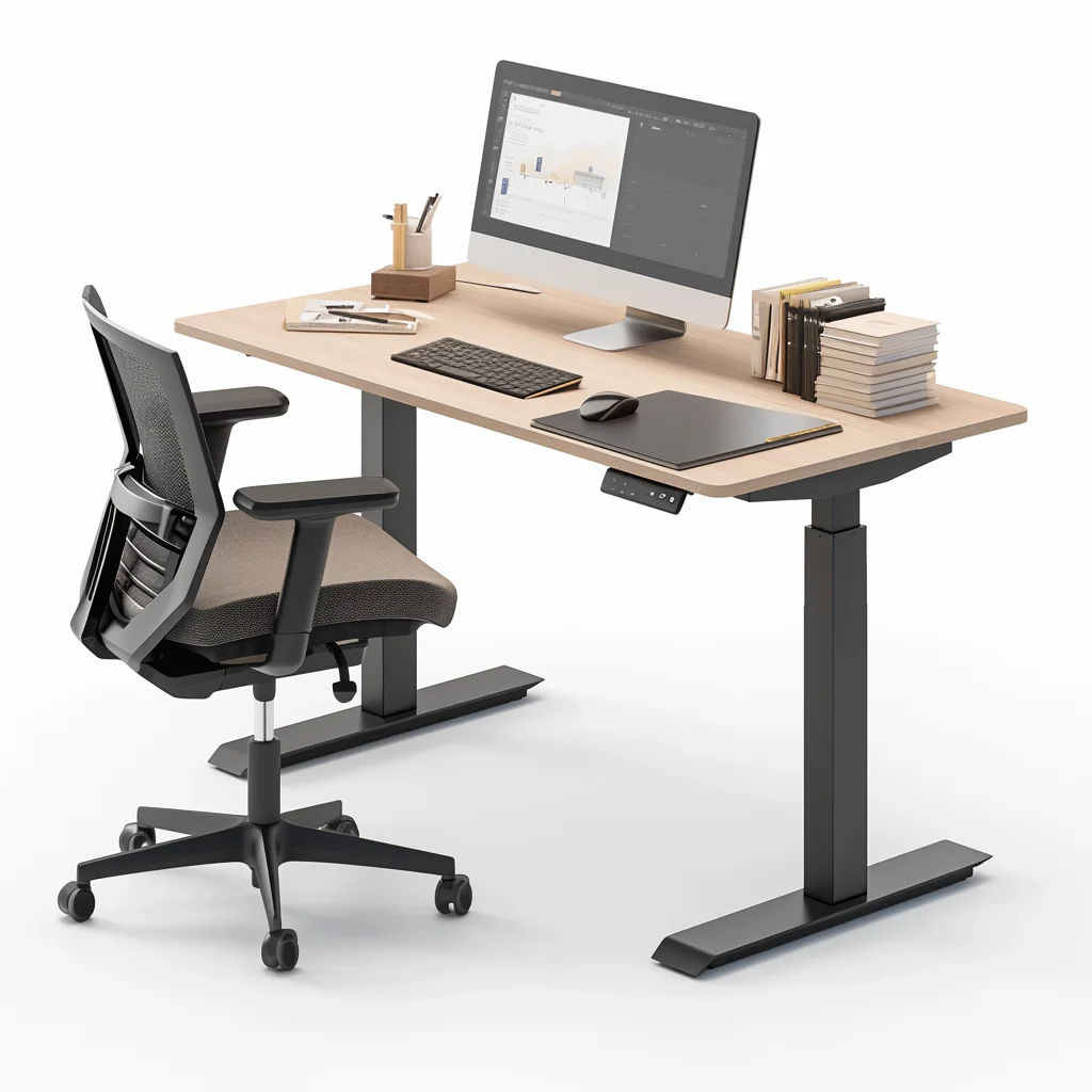 Double Motor Office  furniture house Electric Adjustable Height Tables Executive  Standing smart gaming table