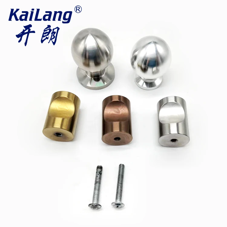 Round Shape Sliding Knob Door Handle For Furniture Shower Cabinet Accessories  Cabinet handle  furniture handle