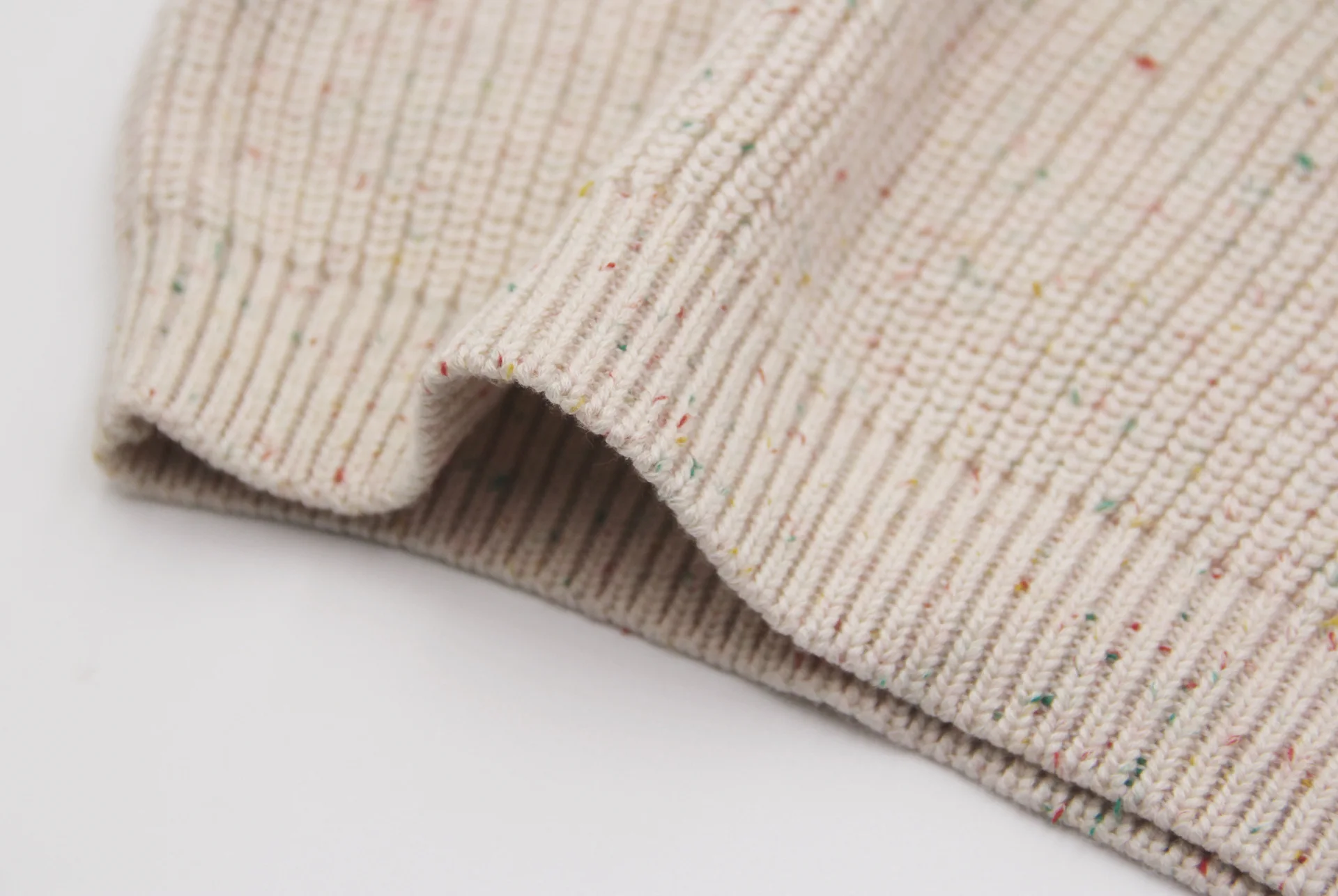 100% Cotton Cable Knitting Kids Children Jumper Knitwear Speckled Knit Unisex Baby Jumper Sweater Pullover