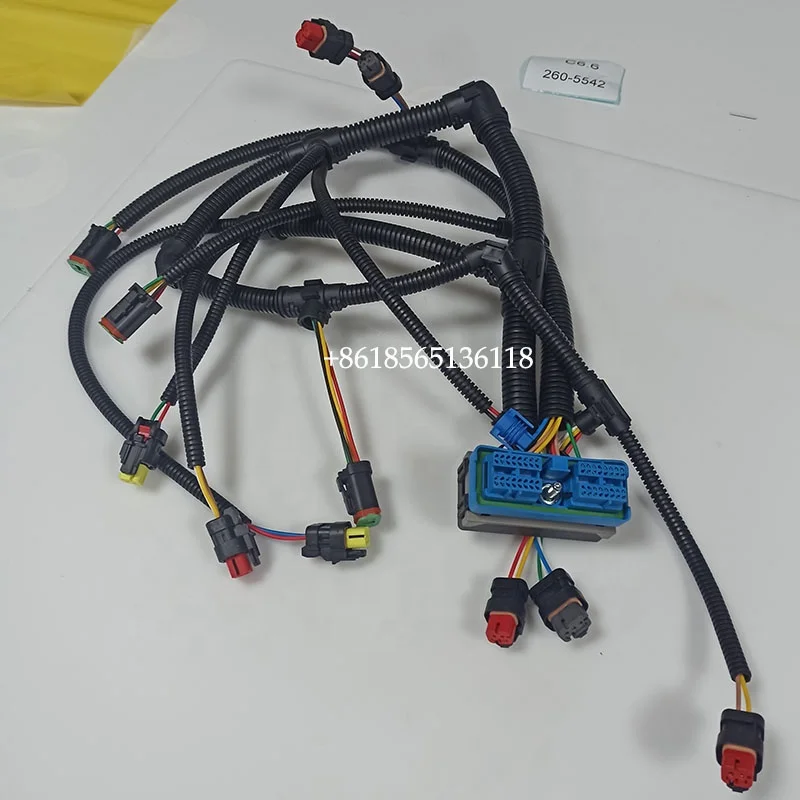 E323D Excavator Harness 260-5542 2605542 for Caterpillar CAT C6.6 Engine Wiring Harness 2605542 260-5542