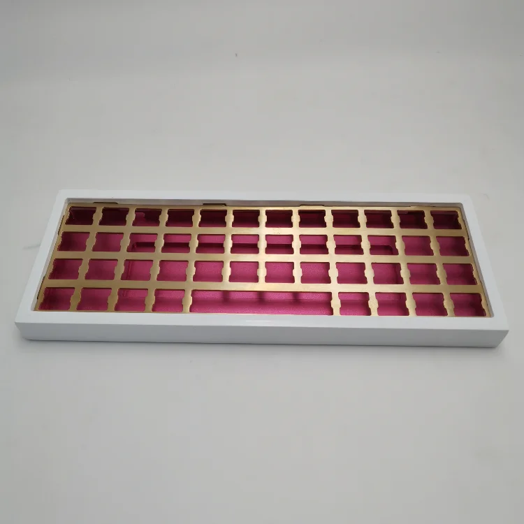 Aluminum Cnc Custom Wholesale large quantity of high quality Keyboard Case Back Place Machining