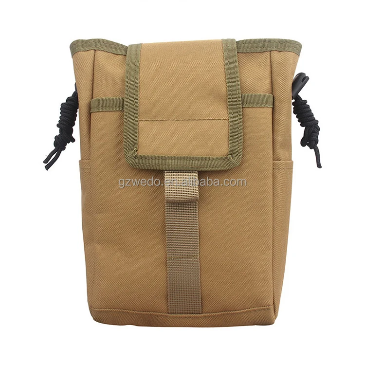 Premium Camouflage Folding Tactical Drawstring Bag Magazine Rolling Dump Pouch