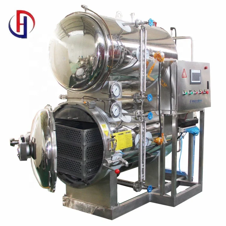 Food autoclave sterilization machine 500l for laboratory