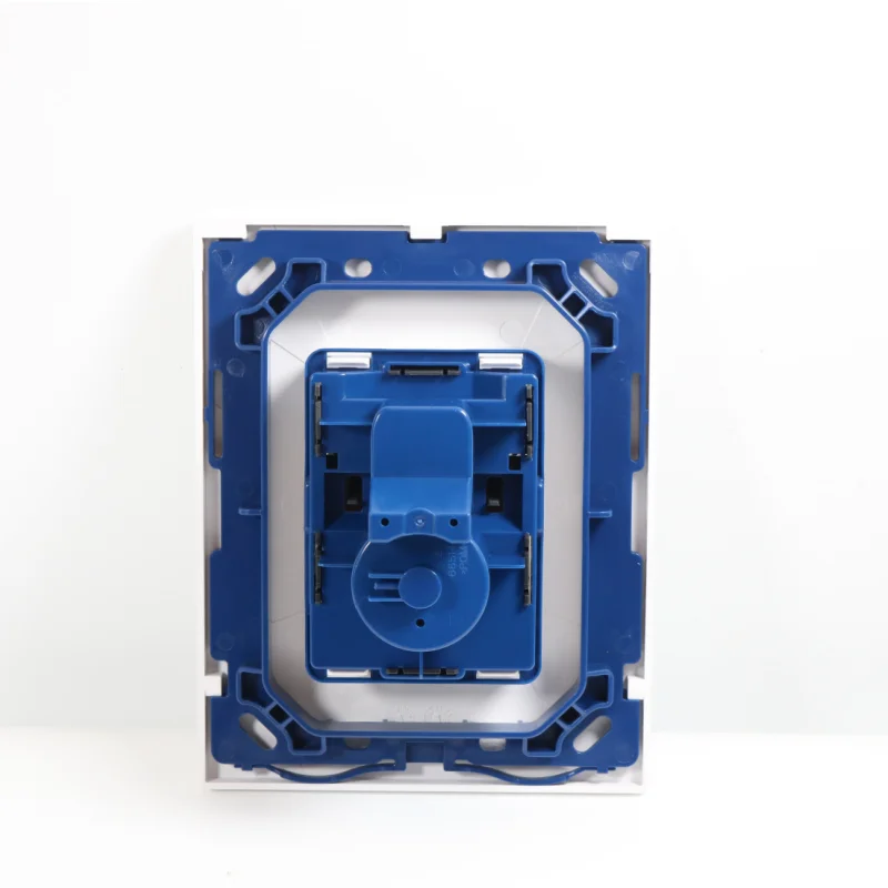 China Manufacturer Wall Mounted ABS Plastic Dual Flush Plate Push Panel Button Brushed Nickle Flush Plate